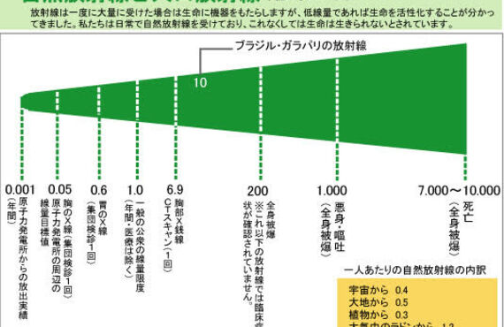 人工放射線と自然放射線の違い　｜Relakokoro